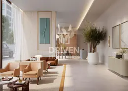 Living Room image for: Apartment - 1 Bedroom - 1 Bathroom for sale in Address The Bay - EMAAR Beachfront - Dubai Harbour - Dubai, Image 1
