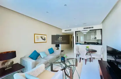 Living / Dining Room image for: Apartment - 1 Bedroom - 2 Bathrooms for rent in DAMAC Maison de Ville Tenora - Dubai South (Dubai World Central) - Dubai, Image 1
