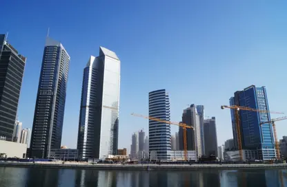 مكتب - استوديو - 2 حمامات للايجار في وان ليك بلازا - (JLT) مجمع T - أبراج بحيرة الجميرا - دبي