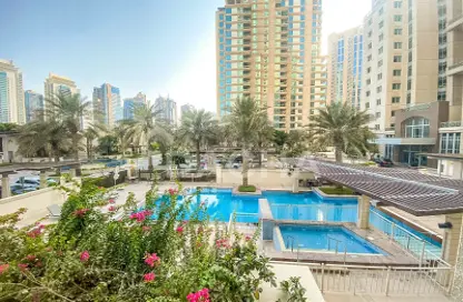 صورة لـ حوض سباحة شقة - 4 غرف نوم - 5 حمامات للبيع في برج المسك - أبراج إعمار ال6 - دبي مارينا - دبي ، صورة رقم 1