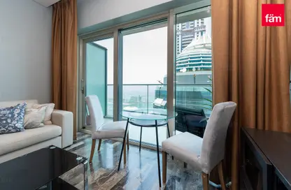 Apartment - 1 Bedroom - 2 Bathrooms for rent in Damac Heights - Dubai Marina - Dubai