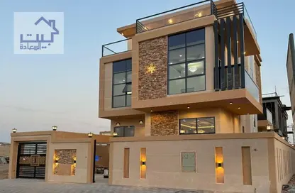 Outdoor Building image for: Villa - 7 Bedrooms for rent in Al Zaheya Gardens - Al Zahya - Ajman, Image 1