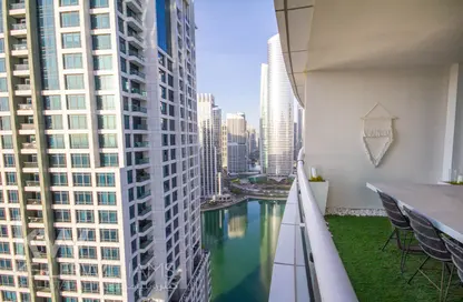 Apartment - 1 Bedroom - 2 Bathrooms for rent in Laguna Tower - JLT Cluster A - Jumeirah Lake Towers - Dubai
