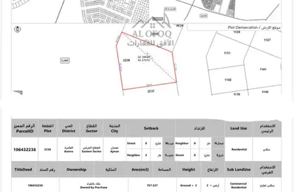 أرض - استوديو للبيع في العامرة جاردنز - العامرة - عجمان
