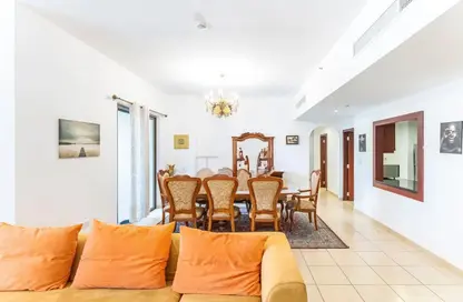 Apartment - 3 Bedrooms - 4 Bathrooms for rent in Rimal 6 - Rimal - Jumeirah Beach Residence - Dubai