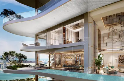 Pool image for: Apartment - 3 Bedrooms - 4 Bathrooms for sale in Tower B - Damac Bay - Dubai Harbour - Dubai, Image 1