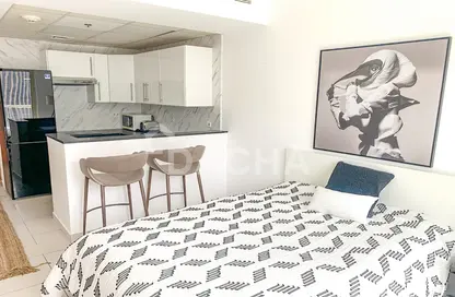 Apartment - Studio - 1 Bathroom for rent in Marina View Tower A - Marina View - Dubai Marina - Dubai