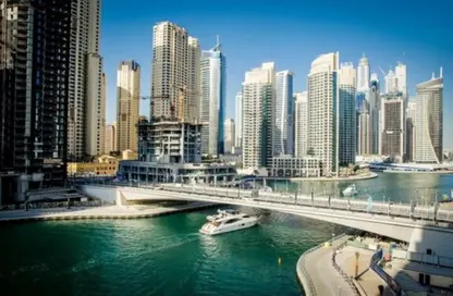 Apartment - 1 Bedroom - 2 Bathrooms for rent in The Atlantic - Dubai Marina - Dubai
