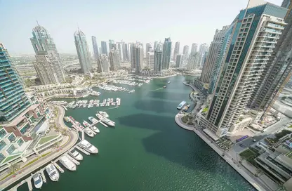 Water View image for: Apartment - 1 Bedroom for rent in Cayan Tower - Dubai Marina - Dubai, Image 1
