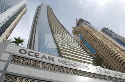 Apartment - 3 Bedrooms - 5 Bathrooms for rent in Ocean Heights - Dubai Marina - Dubai