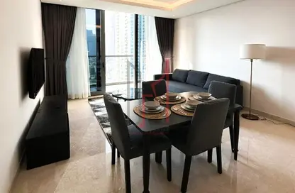 Living / Dining Room image for: Apartment - 1 Bedroom - 2 Bathrooms for rent in The Sterling East - The Sterling - Business Bay - Dubai, Image 1