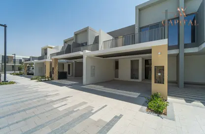 Outdoor House image for: Townhouse - 3 Bedrooms - 4 Bathrooms for rent in Elan - Tilal Al Ghaf - Dubai, Image 1
