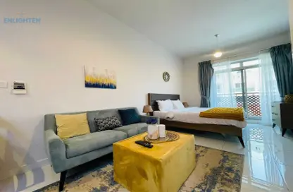 Apartment - Studio - 1 Bathroom for rent in Plazzo Heights - Jumeirah Village Circle - Dubai