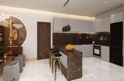 صورة لـ مطبخ شقة - غرفة نوم - 2 حمامات للبيع في إليتز من الدانوب - قرية الجميرا سركل - دبي ، صورة رقم 1