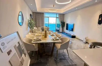 Apartment - 1 Bedroom - 2 Bathrooms for sale in Ajman Creek Towers - Al Rashidiya 1 - Al Rashidiya - Ajman