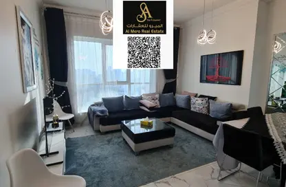 Apartment - 1 Bedroom - 1 Bathroom for rent in Oasis Tower - Al Rashidiya 1 - Al Rashidiya - Ajman