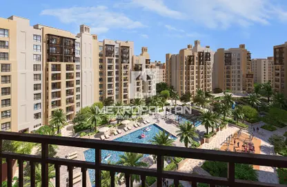 Outdoor Building image for: Apartment - 3 Bedrooms - 3 Bathrooms for sale in Lamaa - Madinat Jumeirah Living - Umm Suqeim - Dubai, Image 1