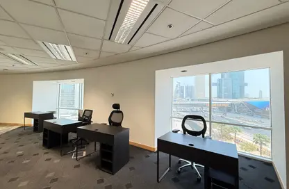 Office Space - Studio - 1 Bathroom for rent in Blue Tower - Sheikh Zayed Road - Dubai