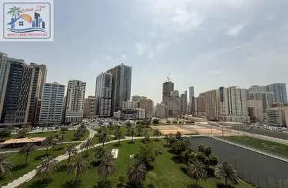 Apartment - 2 Bedrooms - 3 Bathrooms for rent in Thuraya Al Majaz Building - Al Majaz 3 - Al Majaz - Sharjah