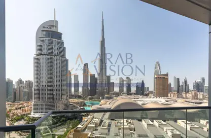 شقة - 2 غرف نوم - 3 حمامات للايجار في العنوان رزيدنس فاونتن فيوز  2 - العنوان رزيدنس فاونتن فيوز - دبي وسط المدينة - دبي