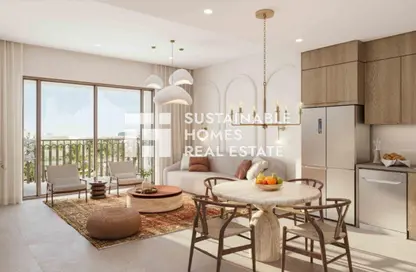 Apartment - 1 Bedroom - 2 Bathrooms for sale in Bloom Living - Zayed City (Khalifa City C) - Khalifa City - Abu Dhabi