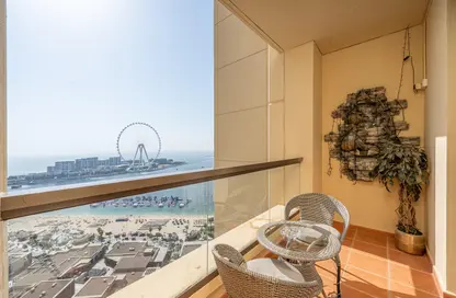 Apartment - 2 Bedrooms - 3 Bathrooms for rent in Rimal 3 - Rimal - Jumeirah Beach Residence - Dubai