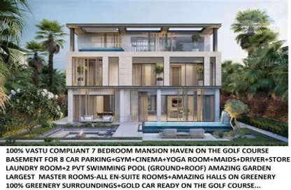 Villa - 6 Bedrooms - 7 Bathrooms for sale in The Magnolia Collection - Signature Mansions - Jumeirah Golf Estates - Dubai