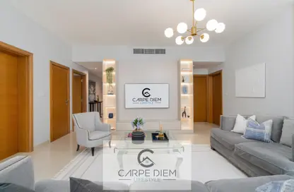 Living Room image for: Apartment - 2 Bedrooms - 2 Bathrooms for rent in Claren Tower 2 - Claren Towers - Downtown Dubai - Dubai, Image 1