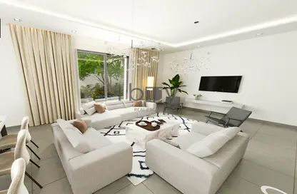 Living Room image for: Duplex - 4 Bedrooms - 5 Bathrooms for sale in The Magnolias - Yas Acres - Yas Island - Abu Dhabi, Image 1