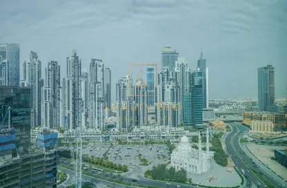 مكتب - استوديو - 1 حمام للايجار في برج كلوفر - الخليج التجاري - دبي