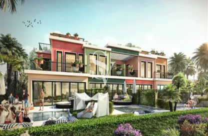 Outdoor House image for: Townhouse - 3 Bedrooms - 4 Bathrooms for sale in Portofino - Damac Lagoons - Dubai, Image 1