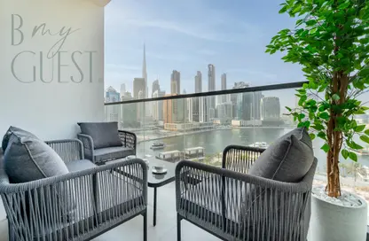 Terrace image for: Apartment - 1 Bedroom - 1 Bathroom for rent in 15 Northside - Business Bay - Dubai, Image 1