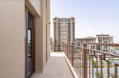 Balcony image for: Duplex - 3 Bedrooms - 3 Bathrooms for sale in Zahra Breeze Apartments 3A - Zahra Breeze Apartments - Town Square - Dubai, Image 1