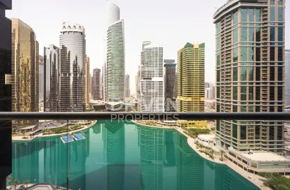 Apartment - Studio - 1 Bathroom for rent in Dubai Arch - JLT Cluster G - Jumeirah Lake Towers - Dubai