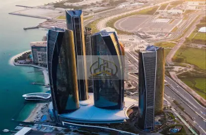 شقة - 4 غرف نوم - 6 حمامات للايجار في 2 برج الاتحاد - أبراج الاتحاد - شارع الكورنيش - أبوظبي