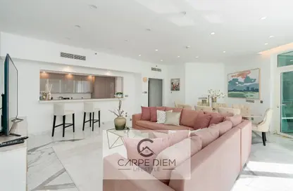 Apartment - 3 Bedrooms - 5 Bathrooms for rent in Al Bateen Residences - Jumeirah Beach Residence - Dubai