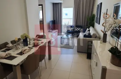 Living / Dining Room image for: Apartment - 3 Bedrooms - 3 Bathrooms for rent in Al Qusais Industrial Area 5 - Al Qusais Industrial Area - Al Qusais - Dubai, Image 1