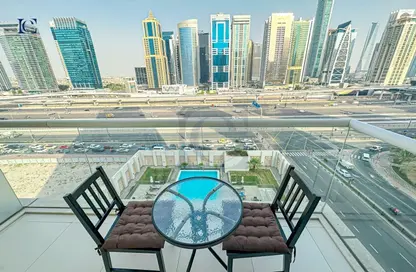 Balcony image for: Apartment - 1 Bathroom for rent in West Avenue Tower - Dubai Marina - Dubai, Image 1