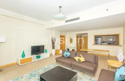 Apartment - 2 Bedrooms - 1 Bathroom for rent in Al Das - Shoreline Apartments - Palm Jumeirah - Dubai