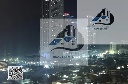 شقة - غرفة نوم - 2 حمامات للايجار في 5 عجمان ون تاور - عجمان واحد - عجمان وسط المدينة - عجمان