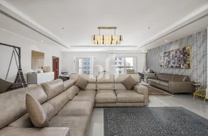 Apartment - 4 Bedrooms - 5 Bathrooms for rent in Elite Residence - Dubai Marina - Dubai