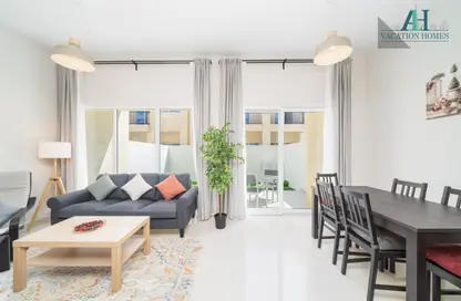 Living / Dining Room image for: Villa - 3 Bedrooms - 3 Bathrooms for rent in Victoria - Damac Hills 2 - Dubai, Image 1
