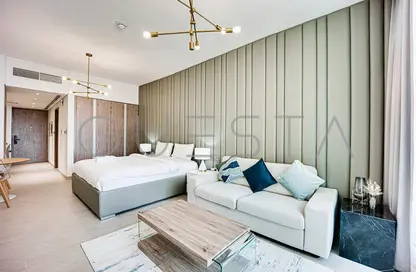 Room / Bedroom image for: Apartment - Studio - 1 Bathroom for rent in LIV Residence - Dubai Marina - Dubai, Image 1