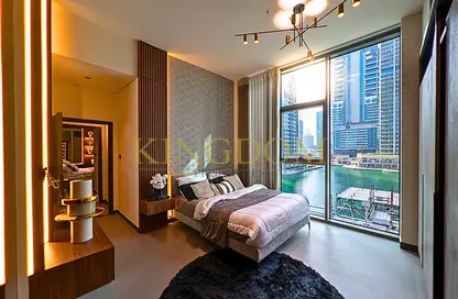 Room / Bedroom image for: Apartment - 3 Bedrooms - 5 Bathrooms for sale in MBL Royal - Jumeirah Lake Towers - Dubai, Image 1
