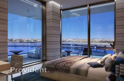 Room / Bedroom image for: Apartment - 2 Bedrooms - 2 Bathrooms for sale in Urban Oasis - Business Bay - Dubai, Image 1