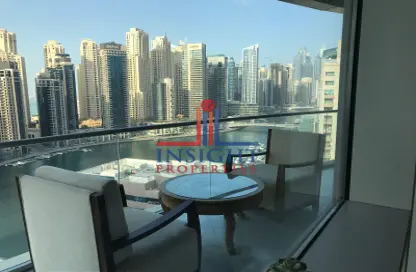 شقة - 3 غرف نوم - 5 حمامات للايجار في A - برج الأمواج - برج الأمواج - دبي مارينا - دبي