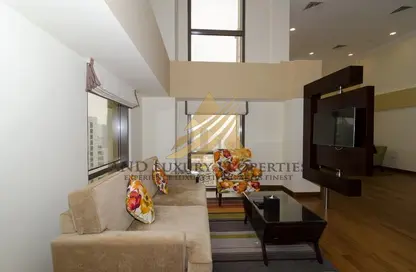 Living Room image for: Hotel  and  Hotel Apartment - 1 Bedroom - 2 Bathrooms for rent in Roda Amwaj Suites - Amwaj - Jumeirah Beach Residence - Dubai, Image 1