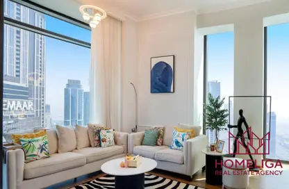 Apartment - 3 Bedrooms - 4 Bathrooms for rent in Burj Vista 1 - Burj Vista - Downtown Dubai - Dubai