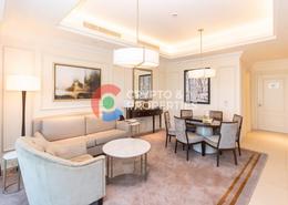 صورةغرفة المعيشة / غرفة الطعام لـ: شقة - 2 غرف نوم - 2 حمامات للكراء في فندق العنوان - بوليفارد - دبي وسط المدينة - دبي, صورة 1