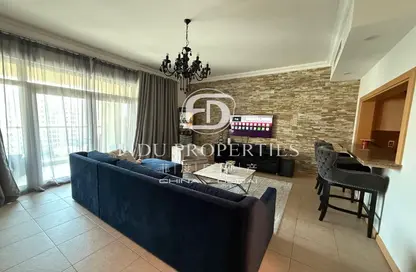 Apartment - 2 Bedrooms - 3 Bathrooms for rent in Al Hatimi - Shoreline Apartments - Palm Jumeirah - Dubai